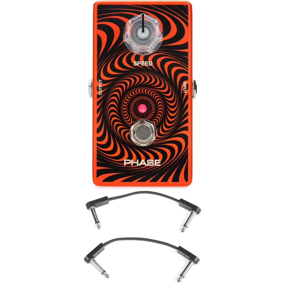 MXR Wylde Audio Phase Pedal with EBS Patch Cables