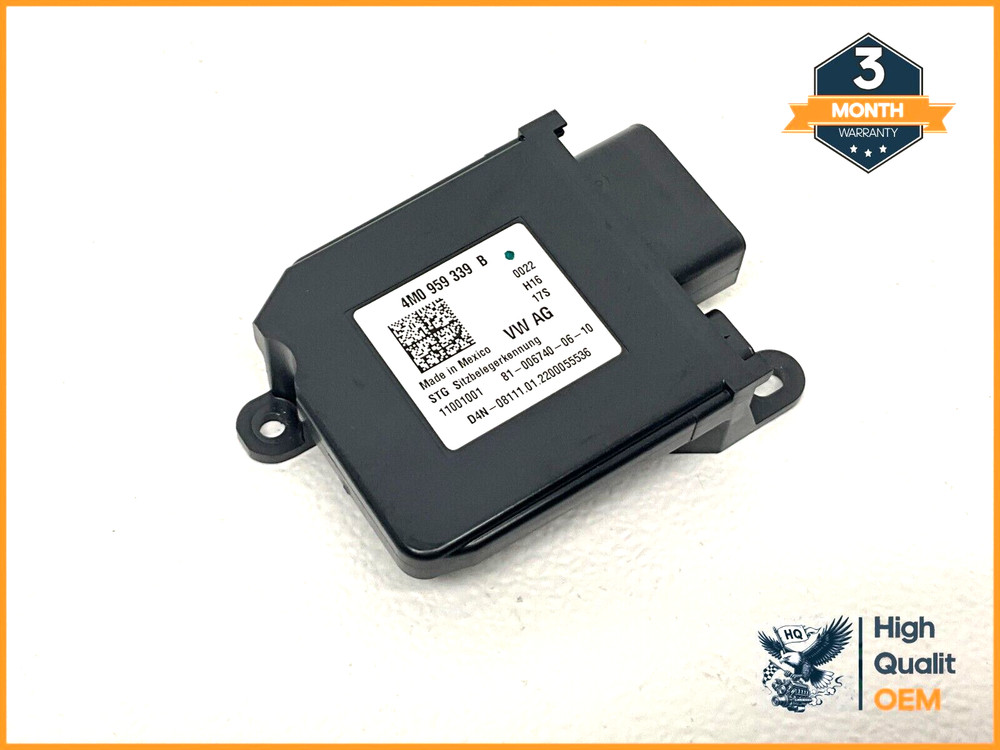 2022 - 2024 AUDI E-TRON GT - FRONT RIGHT SEAT OCCUPANT DETECTION MODULE OEM