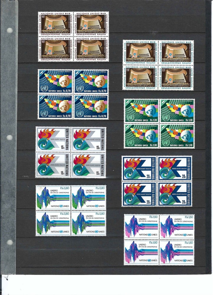 1978/1979ASSORTED Blocks/4 - New York/Geneva Office - (1948)