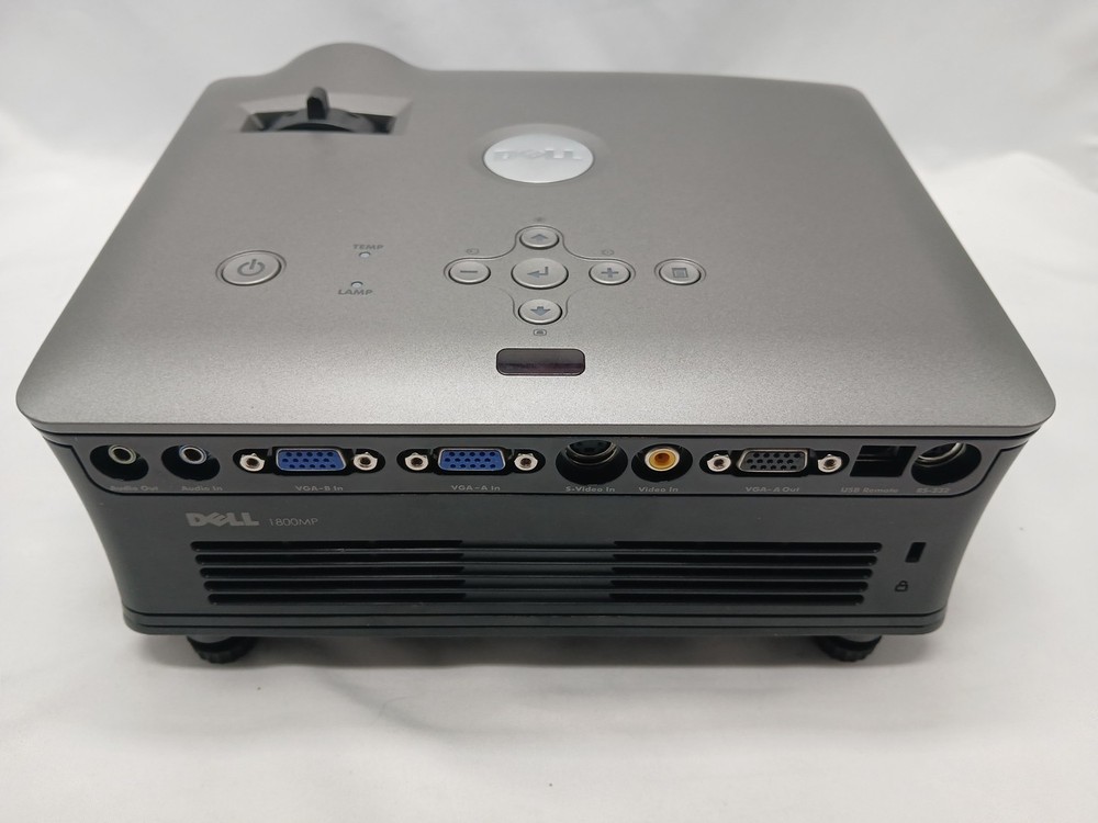 Dell 1800MP Compact Portable DLP Front Projector NO REMOTE Please READ