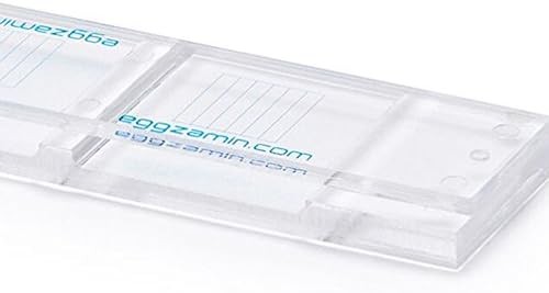 McMaster Method Microscope Slide - FEC (Fecal Egg Count) or Worm Count, Double C