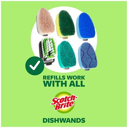 Scotch Brite Non Scratch Soap Dispensing Dishwand Blue Powerful Cleaning Tool