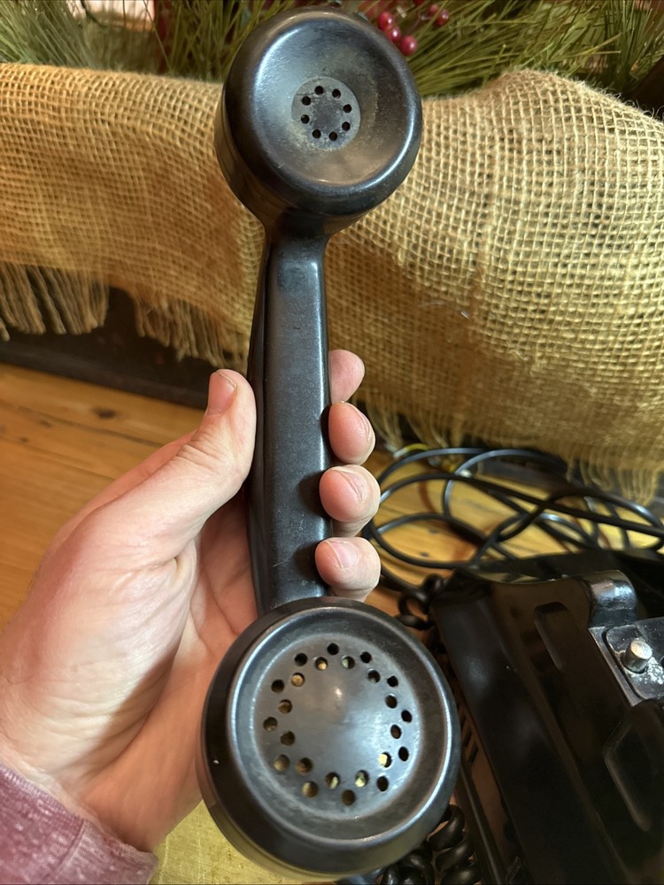 Vintage Automatic Electric Rotary Monophone Chrome Dial