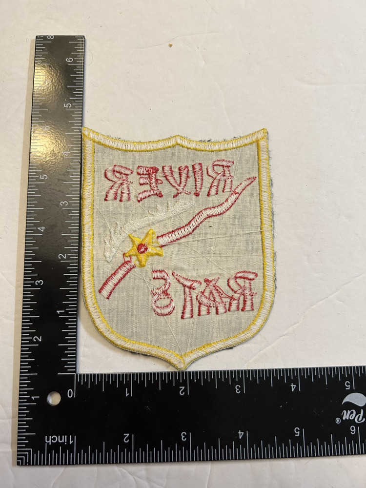 MH1221 Original US Air Force Vietnam War Unit Patch River Rats IR2E