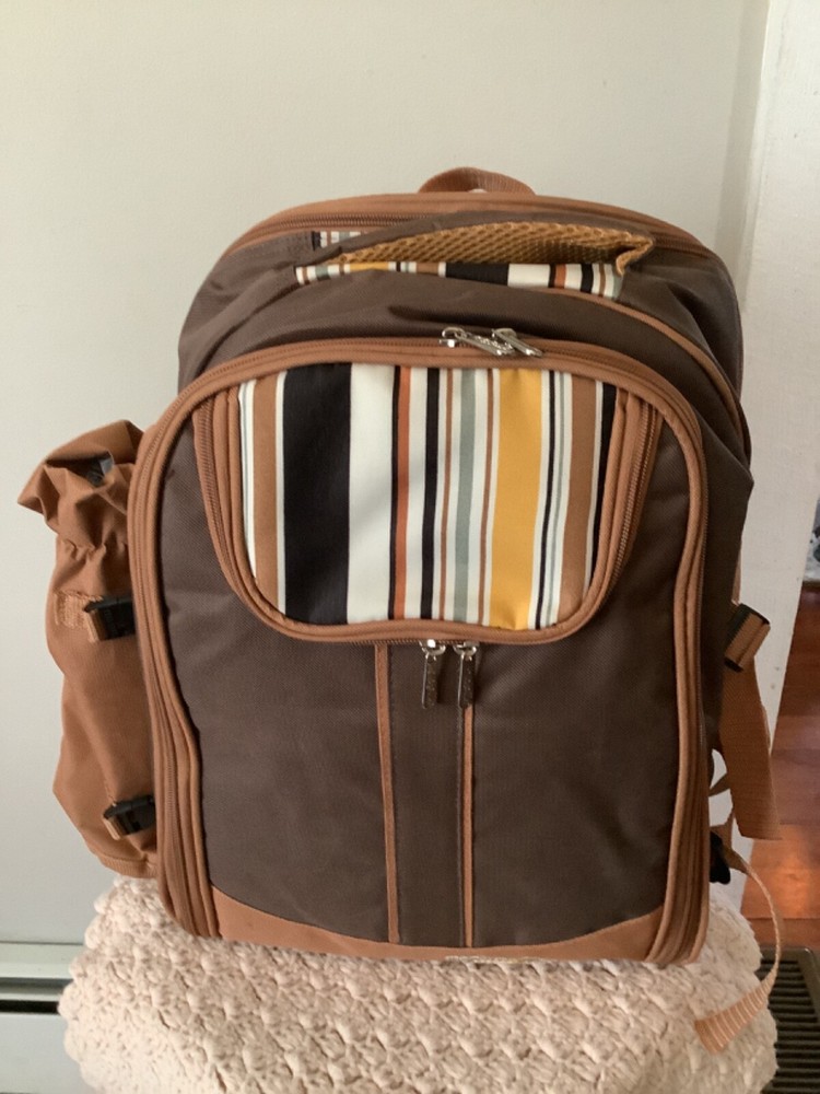 Apollo Walker Picnic Backpack Bag - Brown