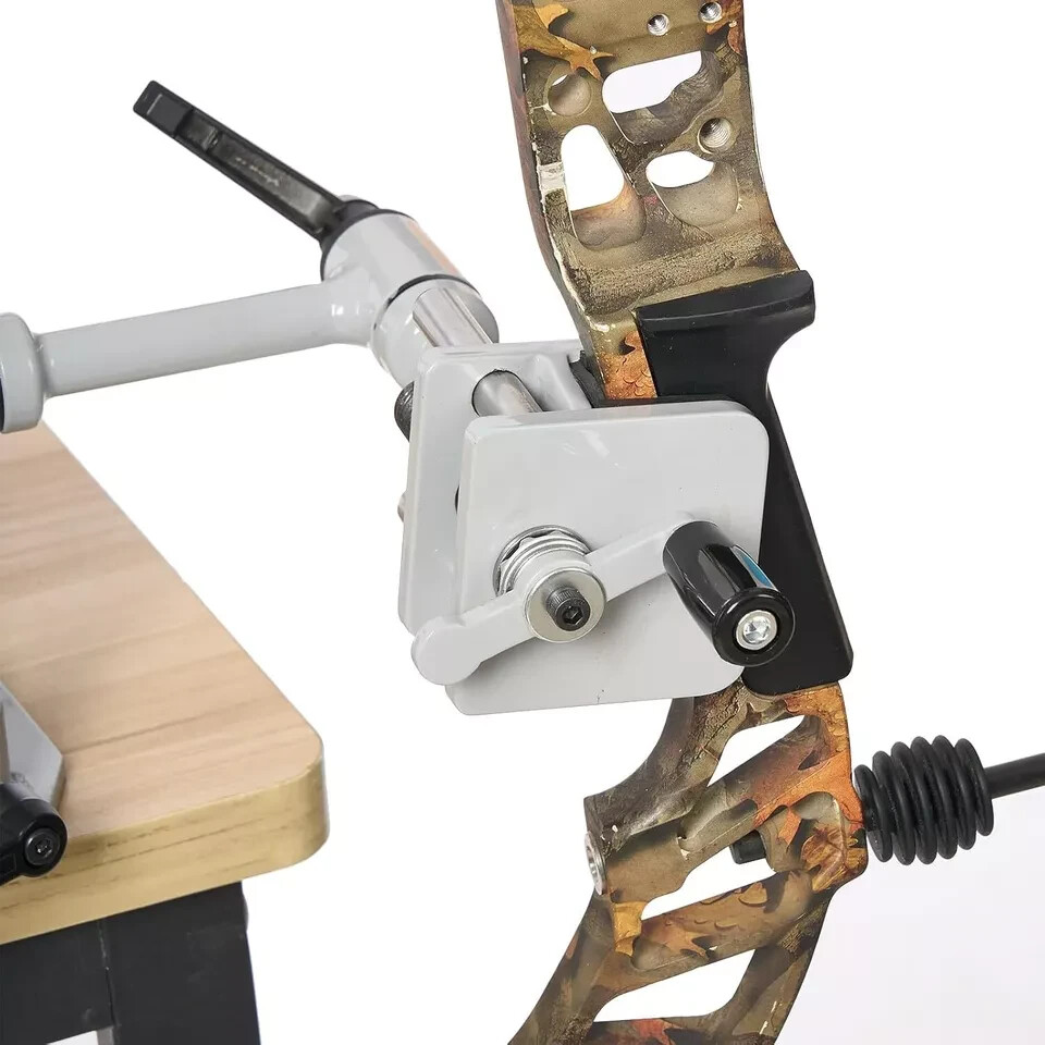 Universal Compound Bow Vise 360° Adjustable Set Press Archery Tool Professional