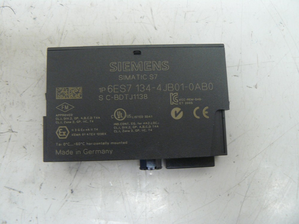 SIEMENS 6ES7-134-4JB01-0AB0 ANALOG INPUT MODULE NEW