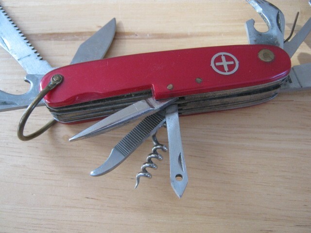 Vintage Wonder Knife Multi-Function Multitool Folding Pocke Knife