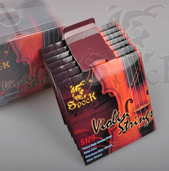Spock S129 Nylon Violin Strings(Set) in 3/4, 4/4 Full Size