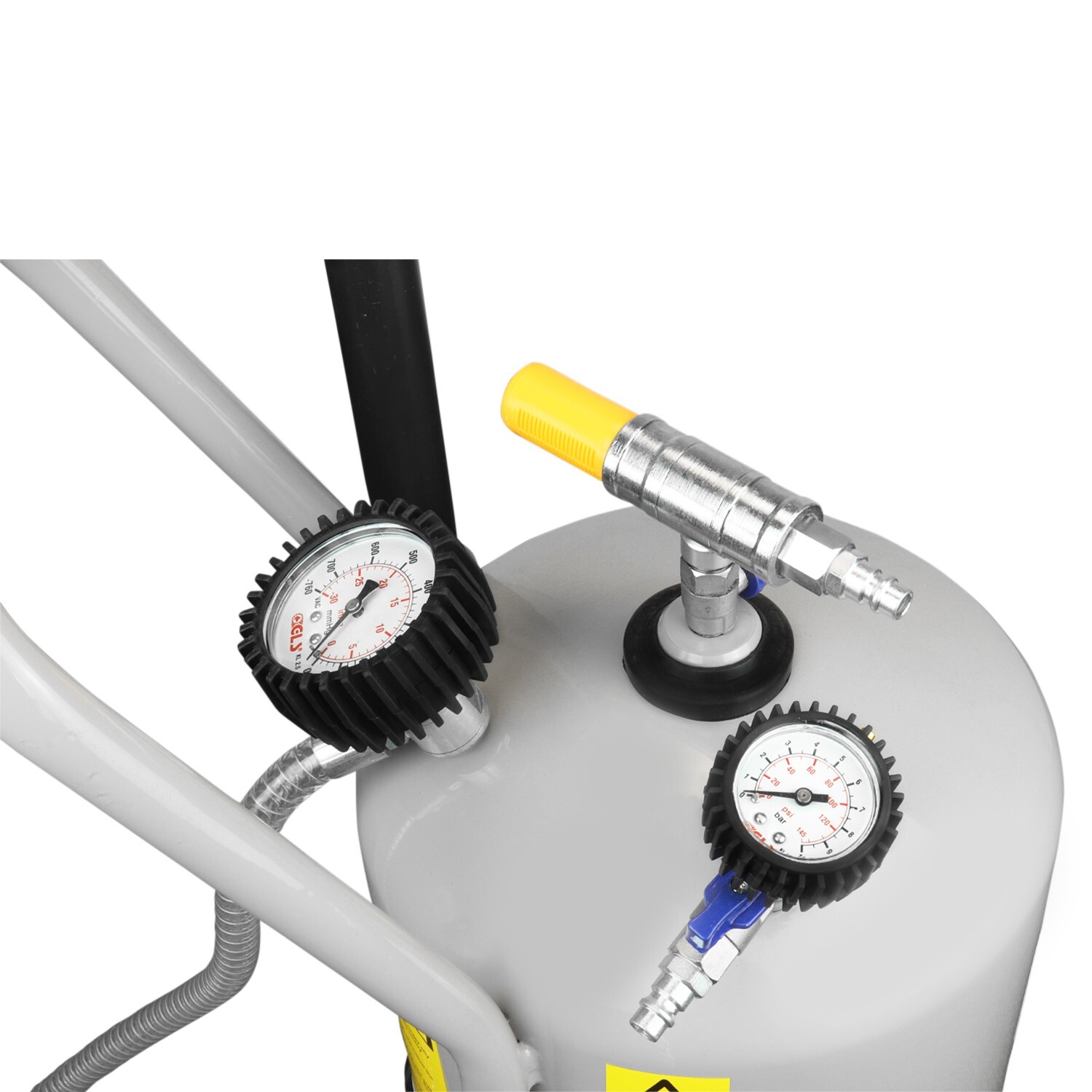 ZEELINE by Milton ZE6EV – 6 Gal. Pro Fluid Evacuator, 6" Wheels, 5' Evac Hose