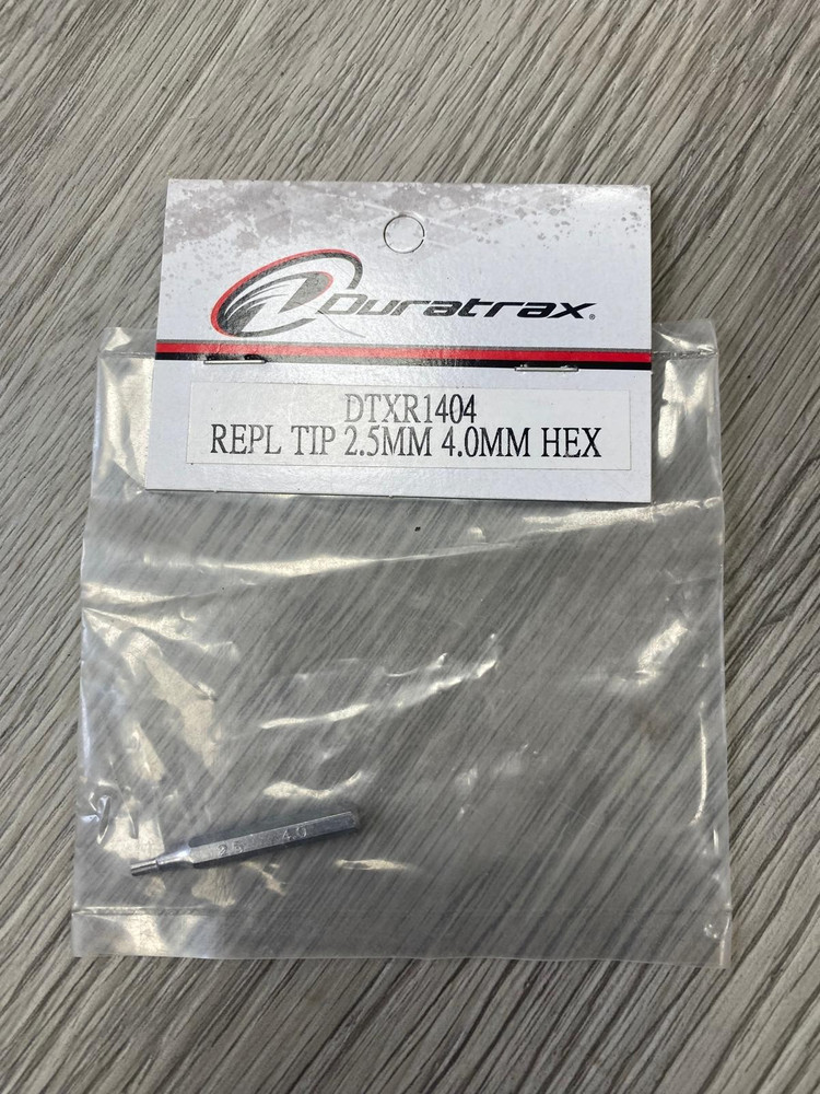 Duratrax DTXR1404 Replacement Tip 2.5mm 4.0mm Hex