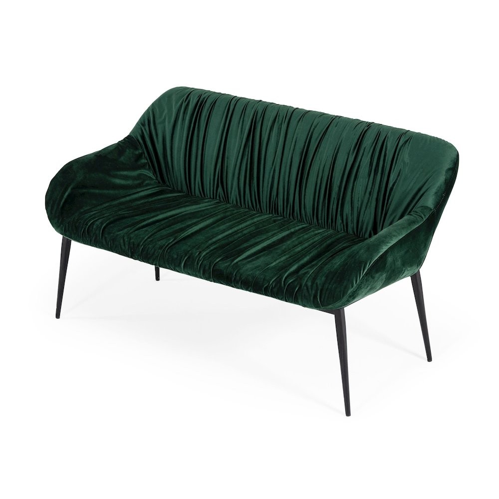 Modrest Katrina - Modern Green Fabric Bench