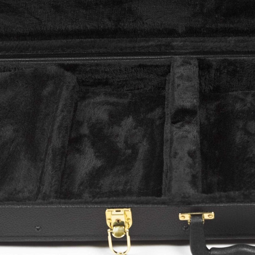 Guardian Model CG-020-E Rectangular Hardshell Case for Electric Guitar, Black