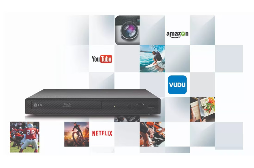 LG BPM25 Blu-ray Disc Player with Wired Streaming Services