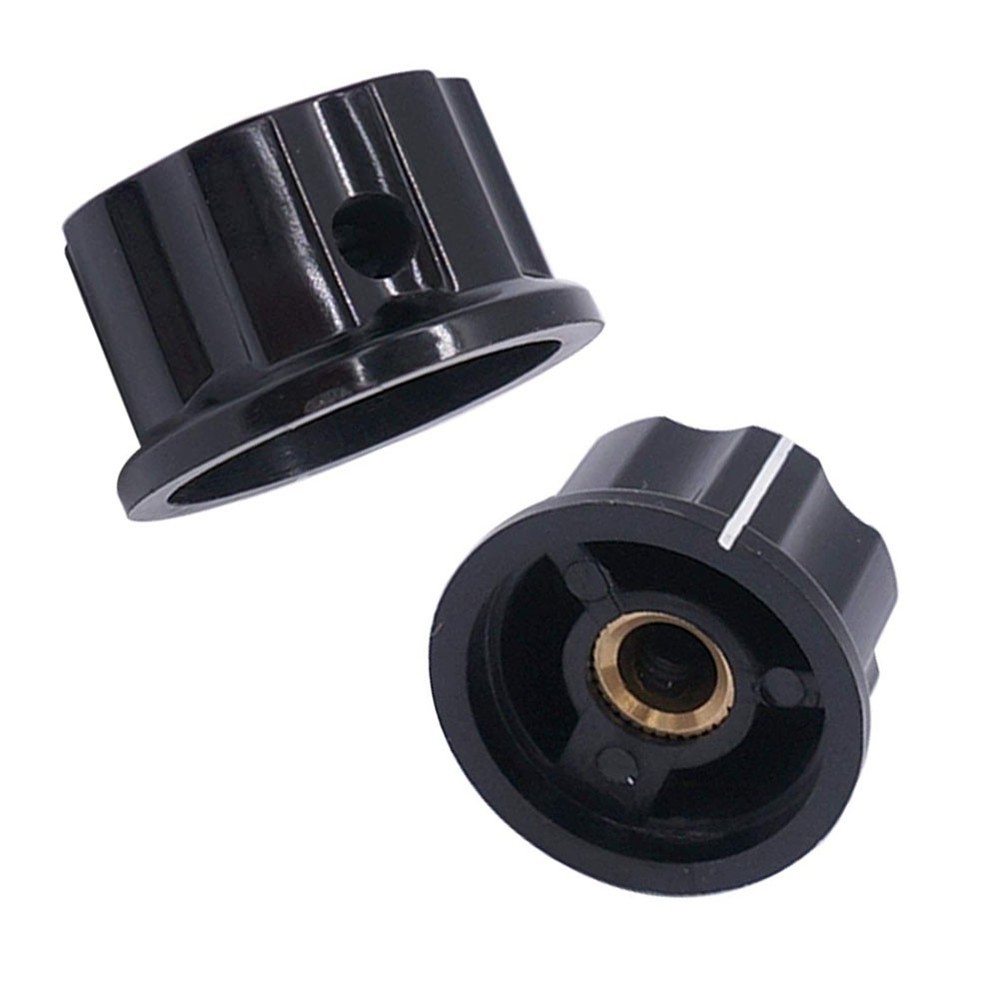 Premium Black A03 Potentiometer Knobs for Improved Performance Set of 10