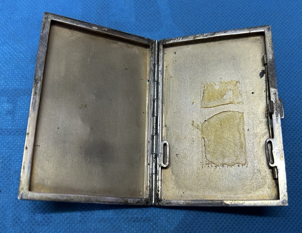 EUROPEAN SILVER CIGARETTE CASE !!