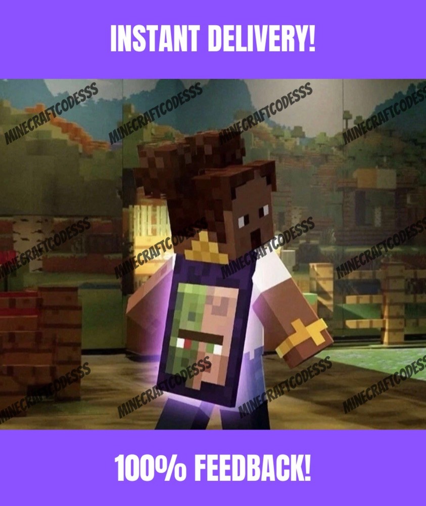 🕹️Minecraft Code SENT INSTANTLY!