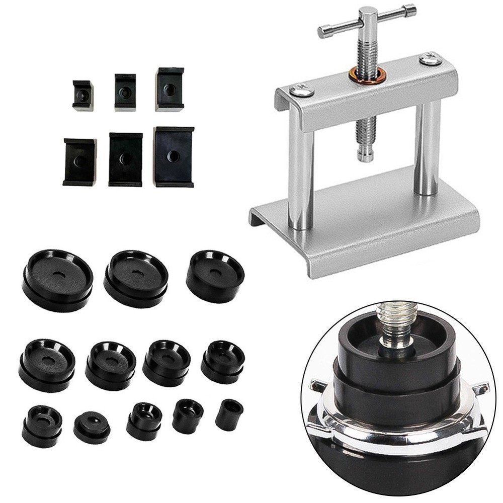 Watch Press Tool for Battery Replacement with 18 Dies for All Watch Types