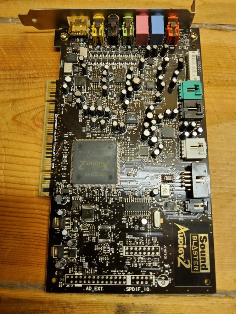 Sound Blaster Audigy 2 MODEL: SB0350 - WORKED PERFECTLY WHEN PULLED!