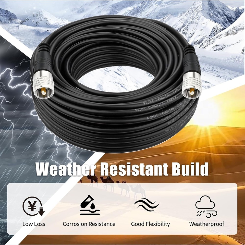 High Quality RG8X Cable for Antenna Analyzer