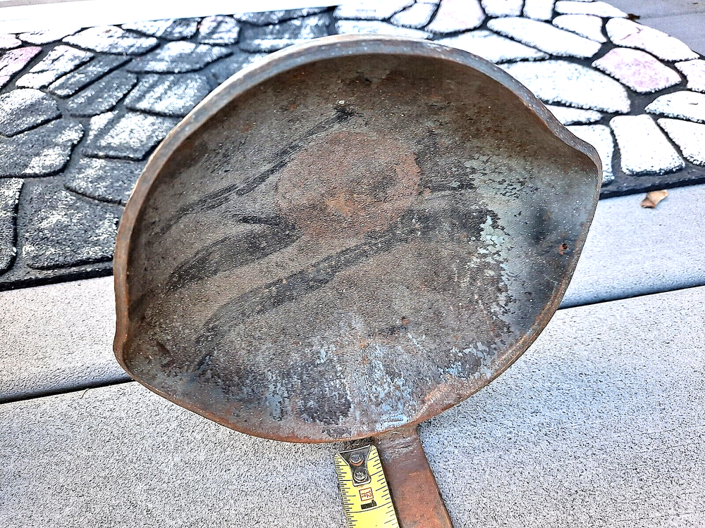 Vintage Large Iron Ladle Blacksmith NOS