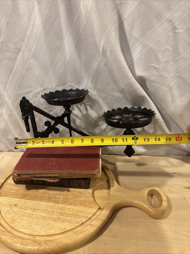 Antique Victorian Double Wall Cast Iron Sconce