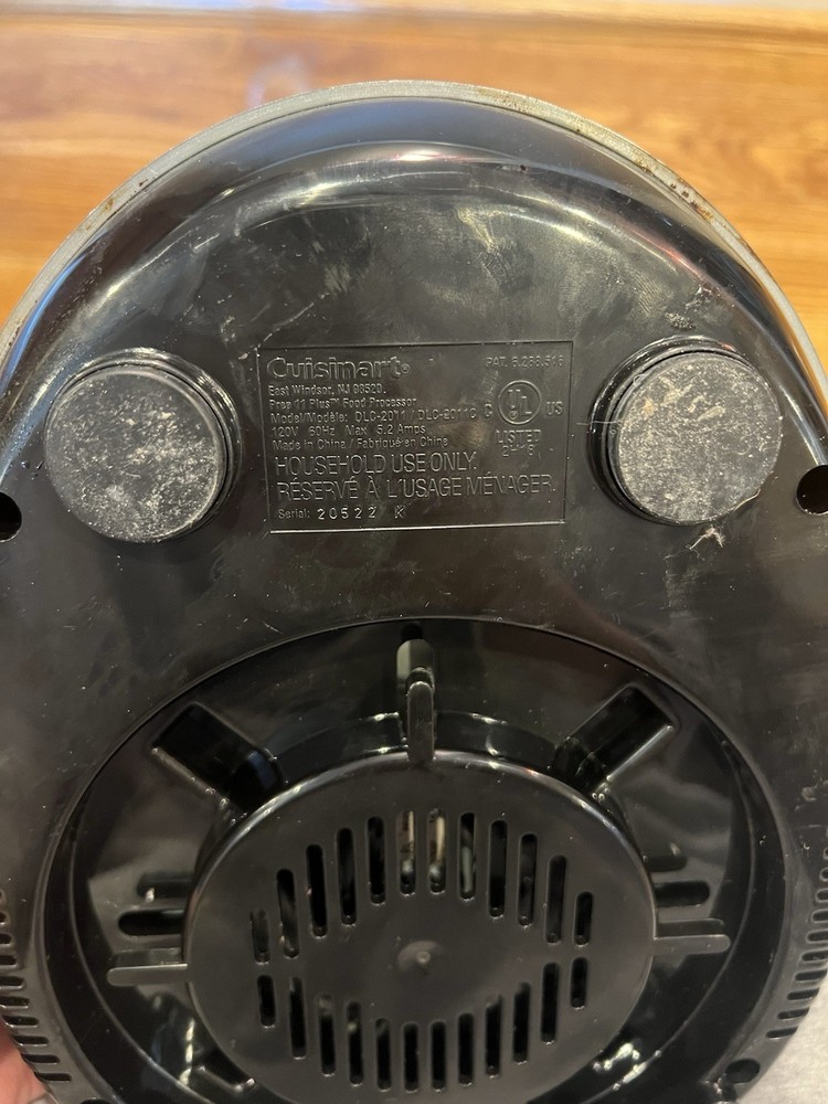 Cuisinart Custom Prep 11 Plus Food Processor DLC-2011 Tested Works Silver