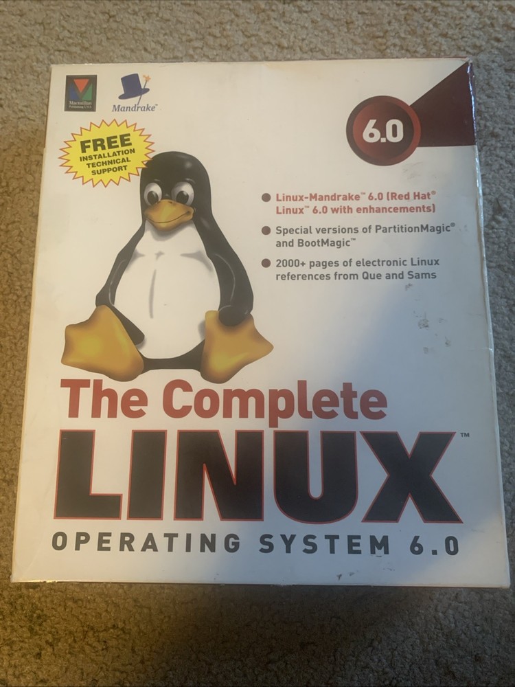 Complete Linux Operating System 6.0 – Linux Mandrake Red Hat Edition CIB
