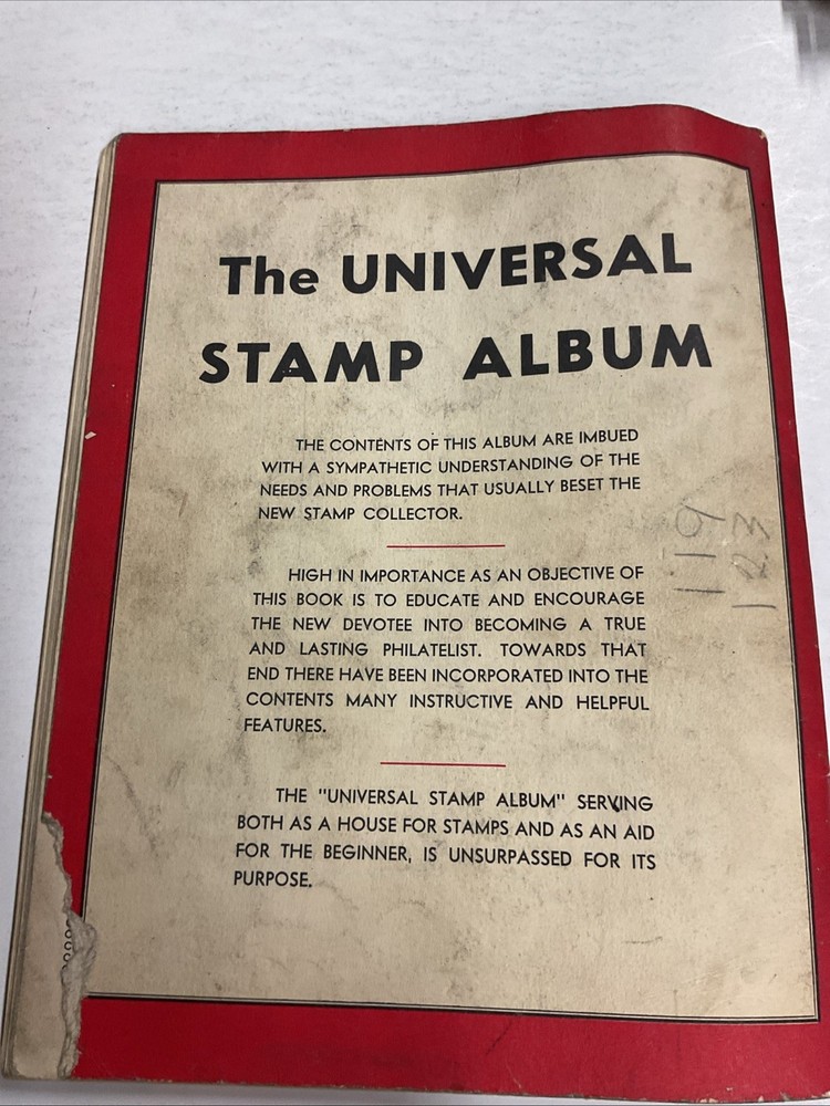 Vintage The Universal Stamp Album 1953