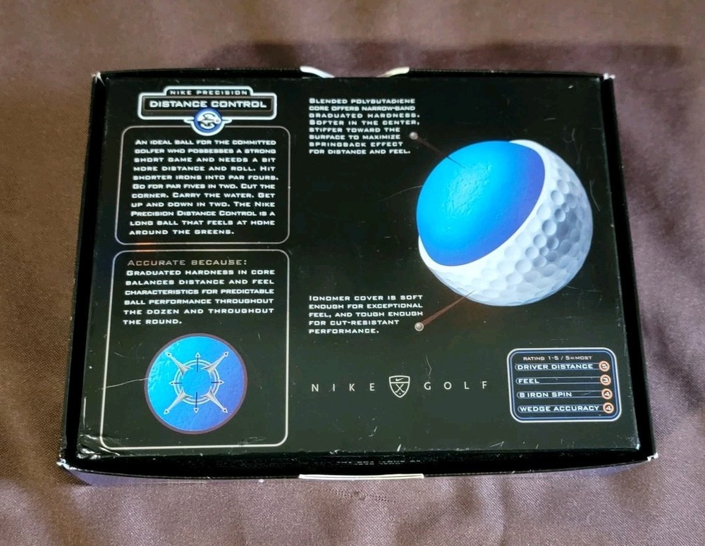 Nike Precision Golf Balls Distance Control 9 Balls