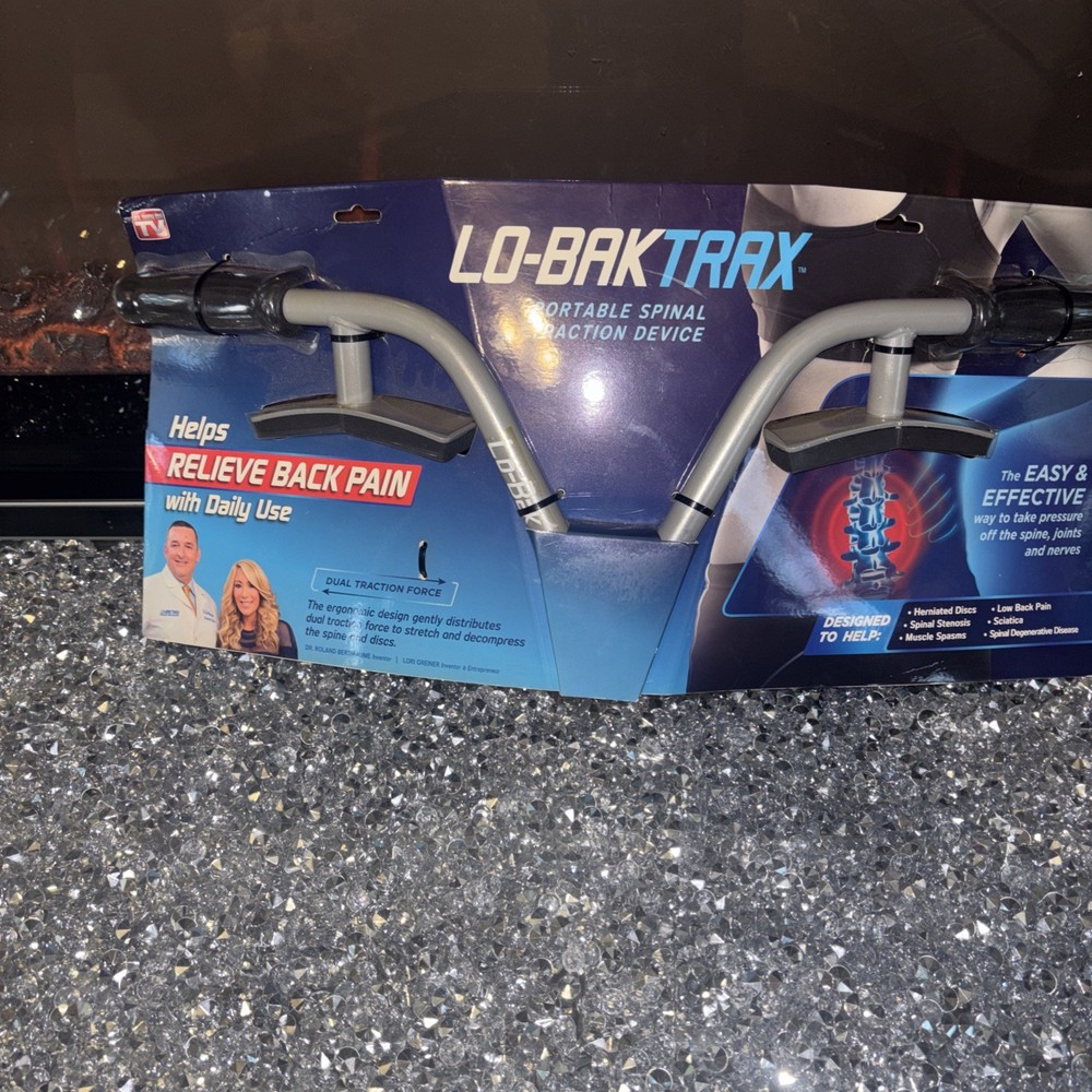 Lo-Bak Trax Portable Spinal Traction Device Decompression Back Pain Relief