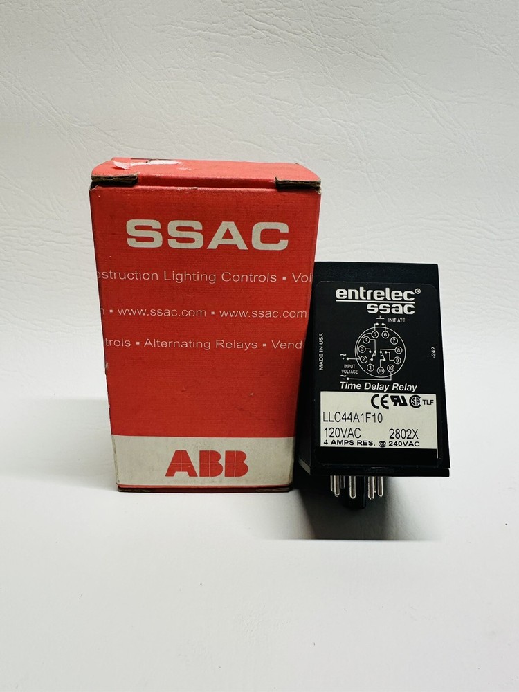 NEW SSAC ABB LLC44A1F10 Time Delay Relay