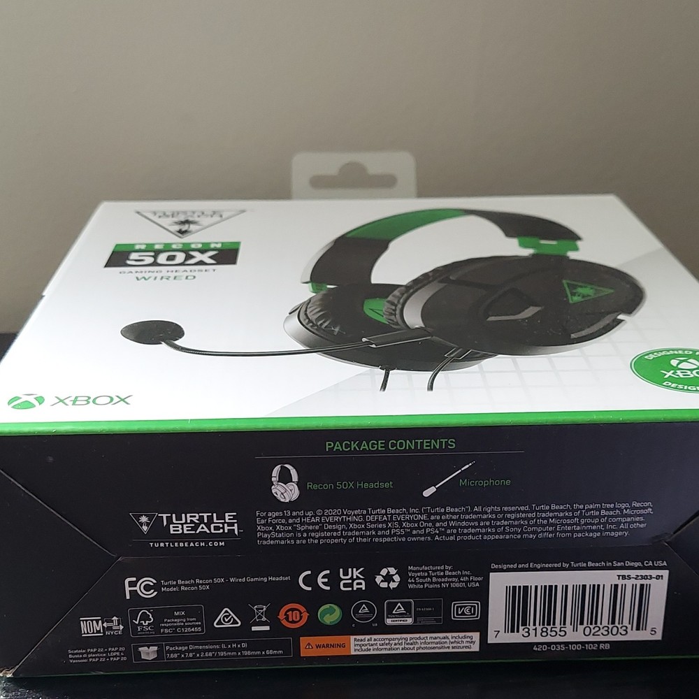 Turtle Beach Recon 50X Wired Gaming Headset