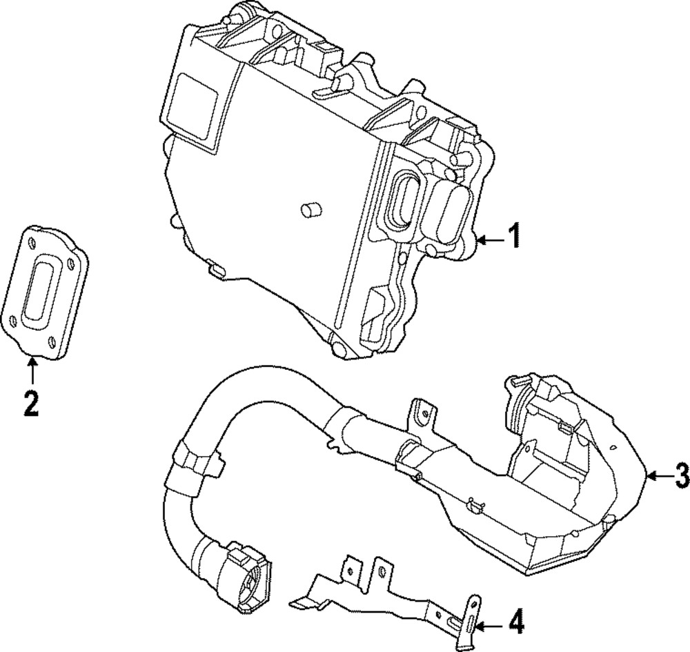Genuine Nissan Cable Assembly Bracket 24136-5MP7A