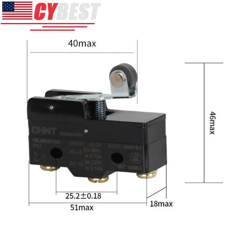 10PCS For CHNT YBLXW-5/11G2 Micro Switch