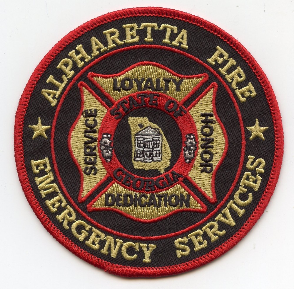ALPHARETTA GEORGIA GA Emergency Services FIRE PATCH