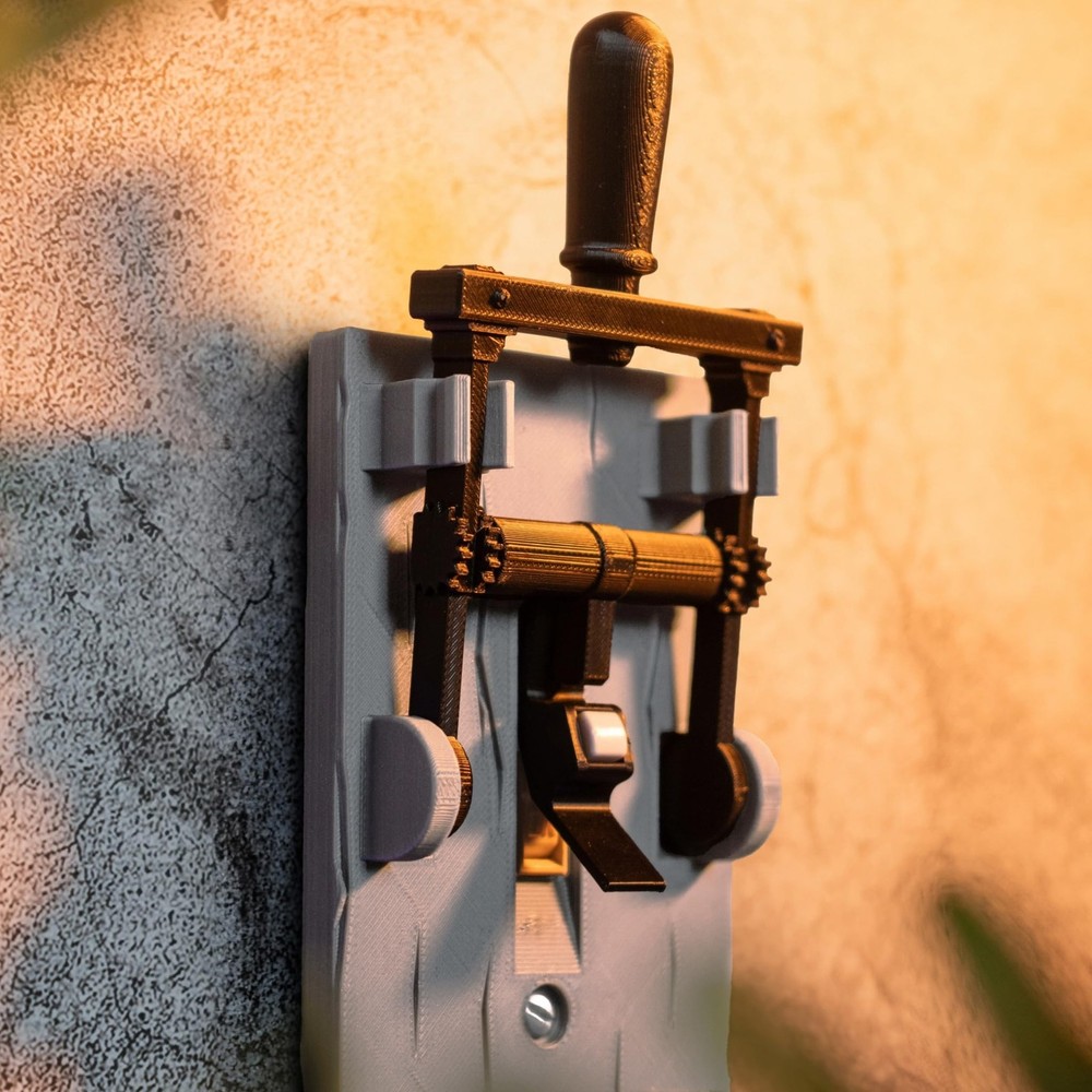 Frankenstein Light Switch Cover (Toggle, Grey) Toggle 1 Switch