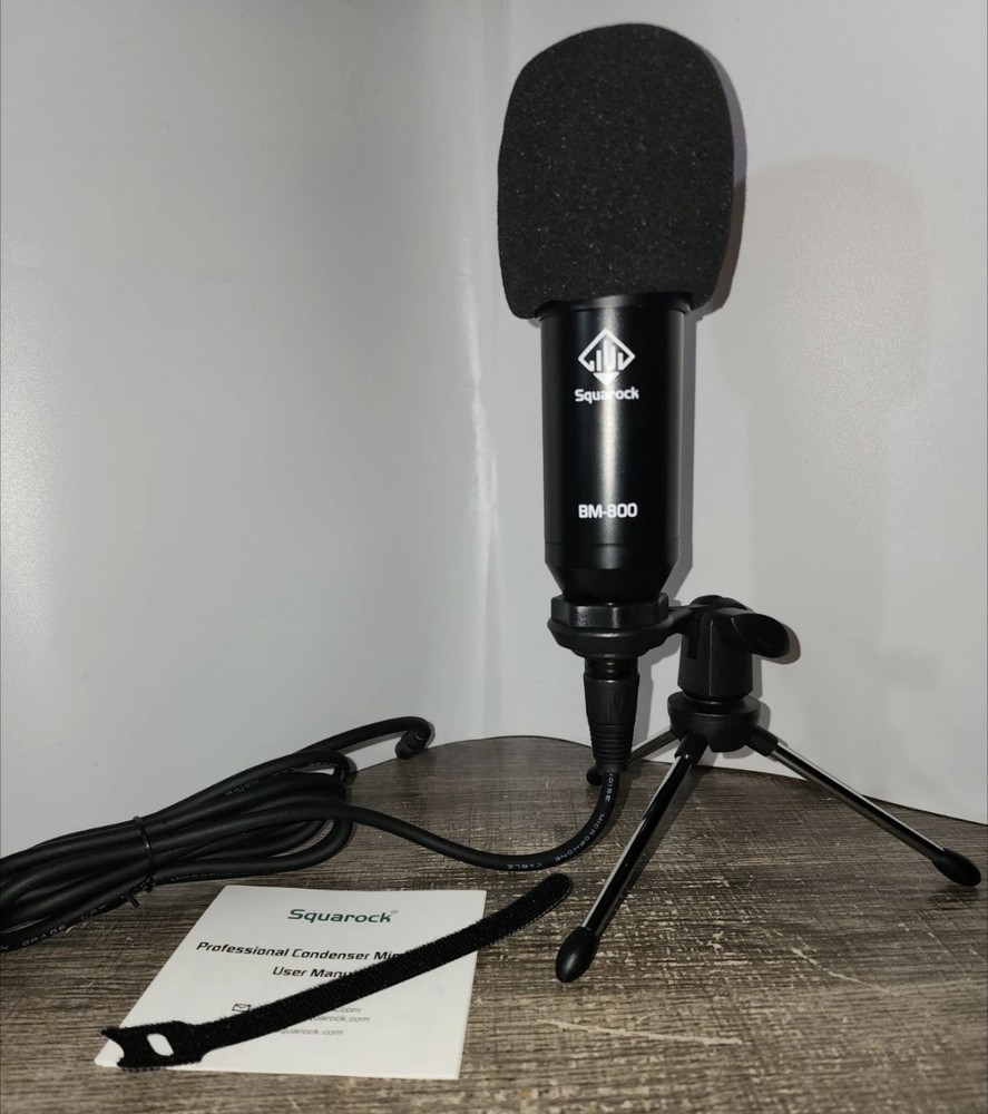 Squarock BM-800 Condenser Microphone with Tripod
