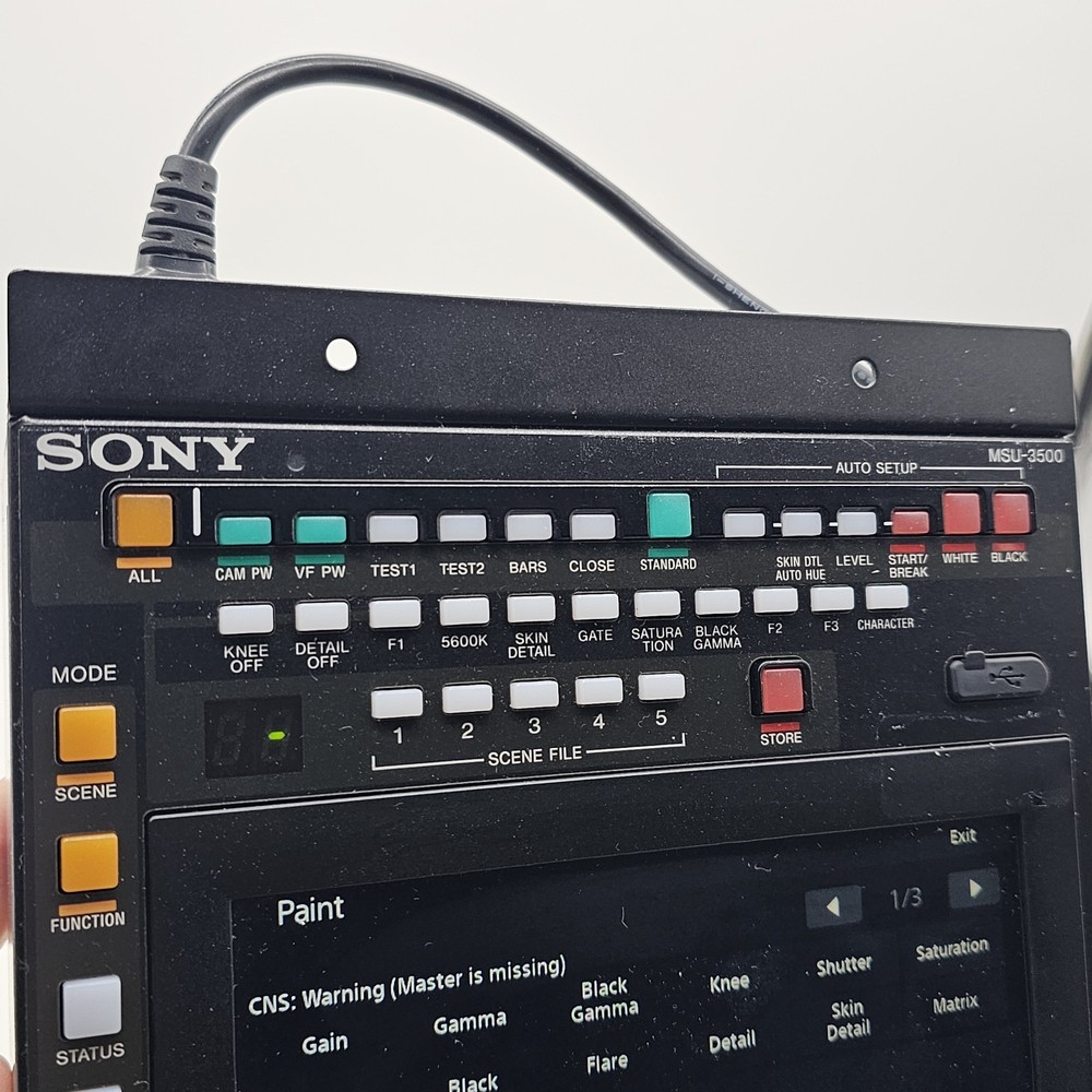 Sony MSU-3500 Master Setup Unit Half Rack Multi Camera Remote