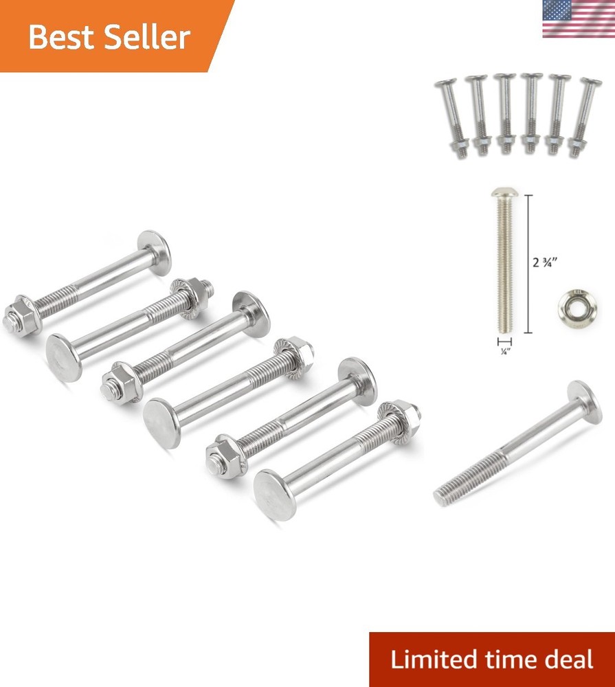HYDROTOOLS Pool Ladder Step & Hardware Replacement – One Size Bolt Repair Kit...