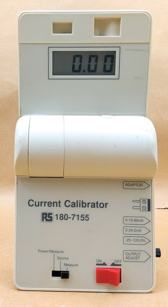 RS Precision Current Calibrator 0-20mA Source Simulator Tester 180-7155