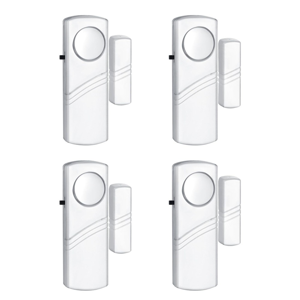 Security Door Window Alarm, Wireless Sensor Burglar white