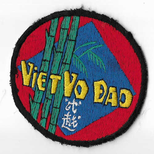 Thai Made Vietnamese Viet Vo Dao Self Defense  Patch