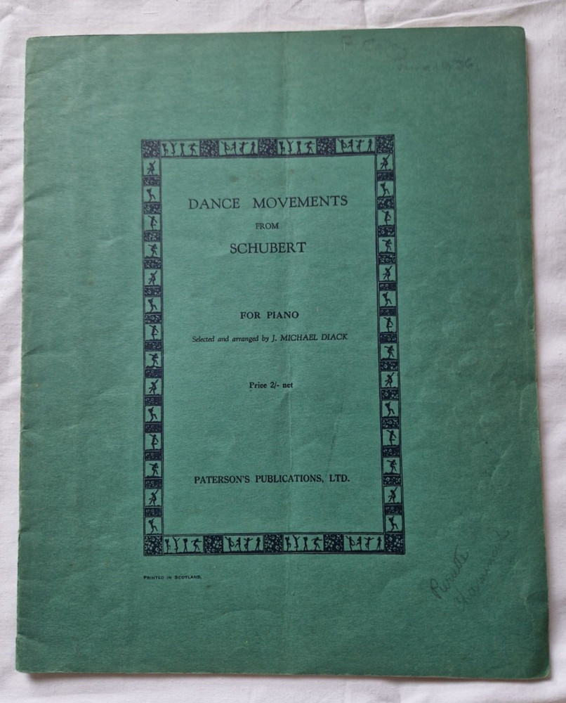 Dance Movements from Schubert for Piano - Arranged by Michael Diack