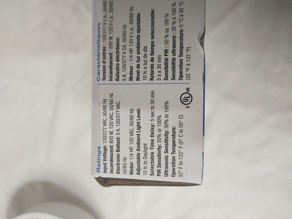 Intermatic IOS-CMP-DT-U Ceiling Mount PIR Occupancy Sensor