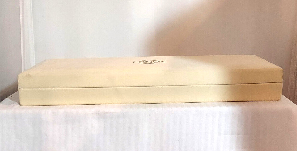 Lenox silver hearts cake serving set in box - serving knife & cake server NIB