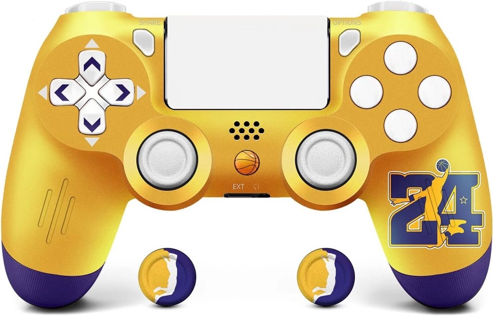 Wireless Controller compatible with P-4, with Cable, Touchpad, Vibration