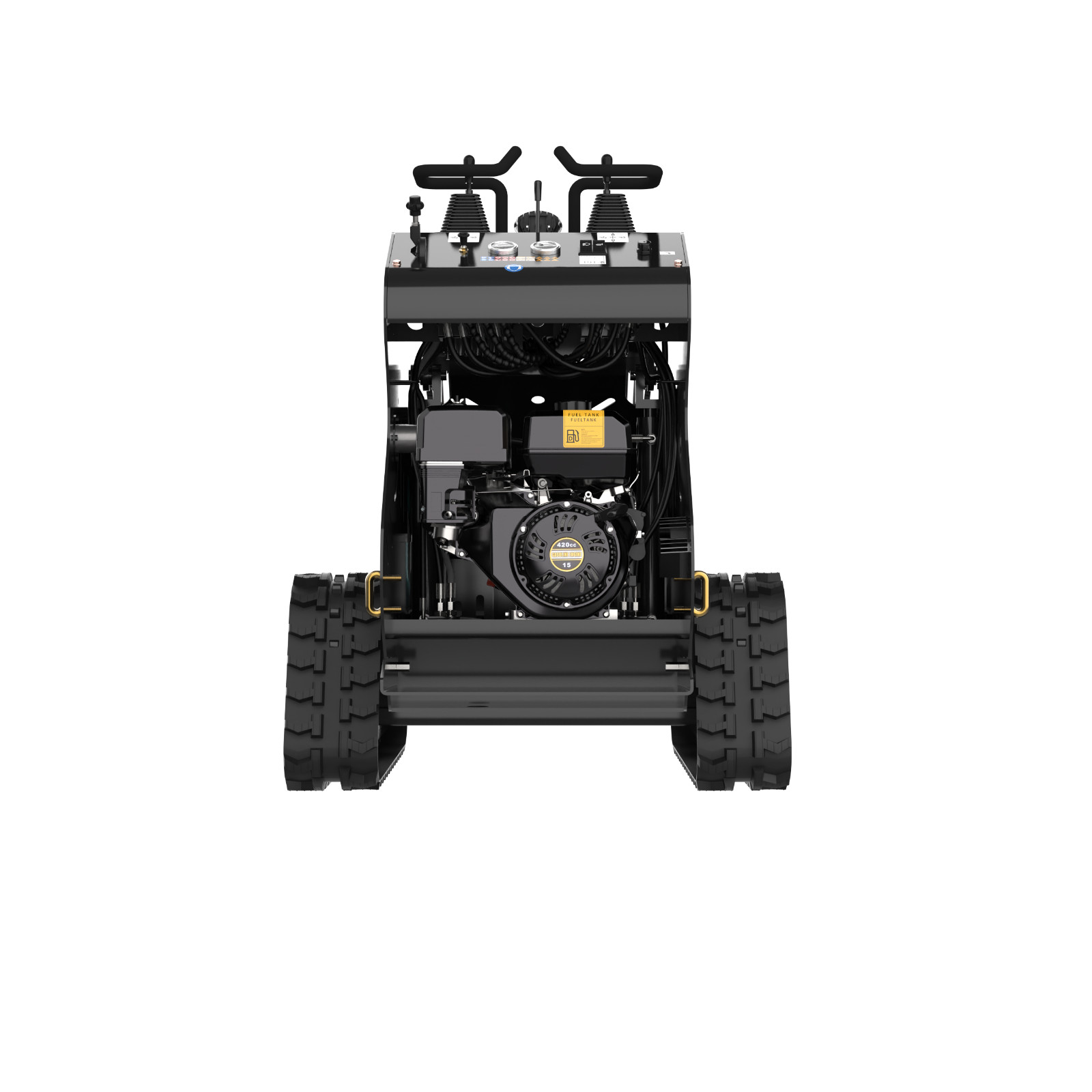 Mini Skid Steer Loader 13.5HP Tracked Compact Stand-On Loader