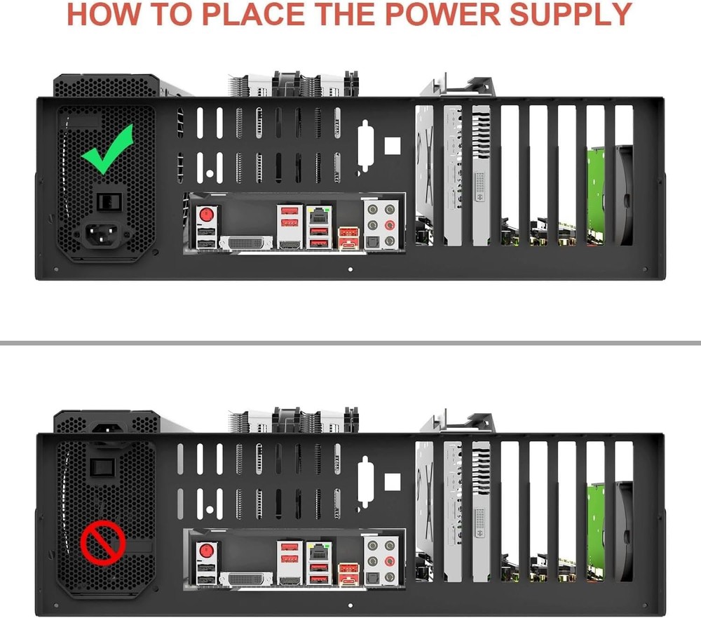 DIY Open Computer Case ATX MATX ITX Motherboard Test Bench