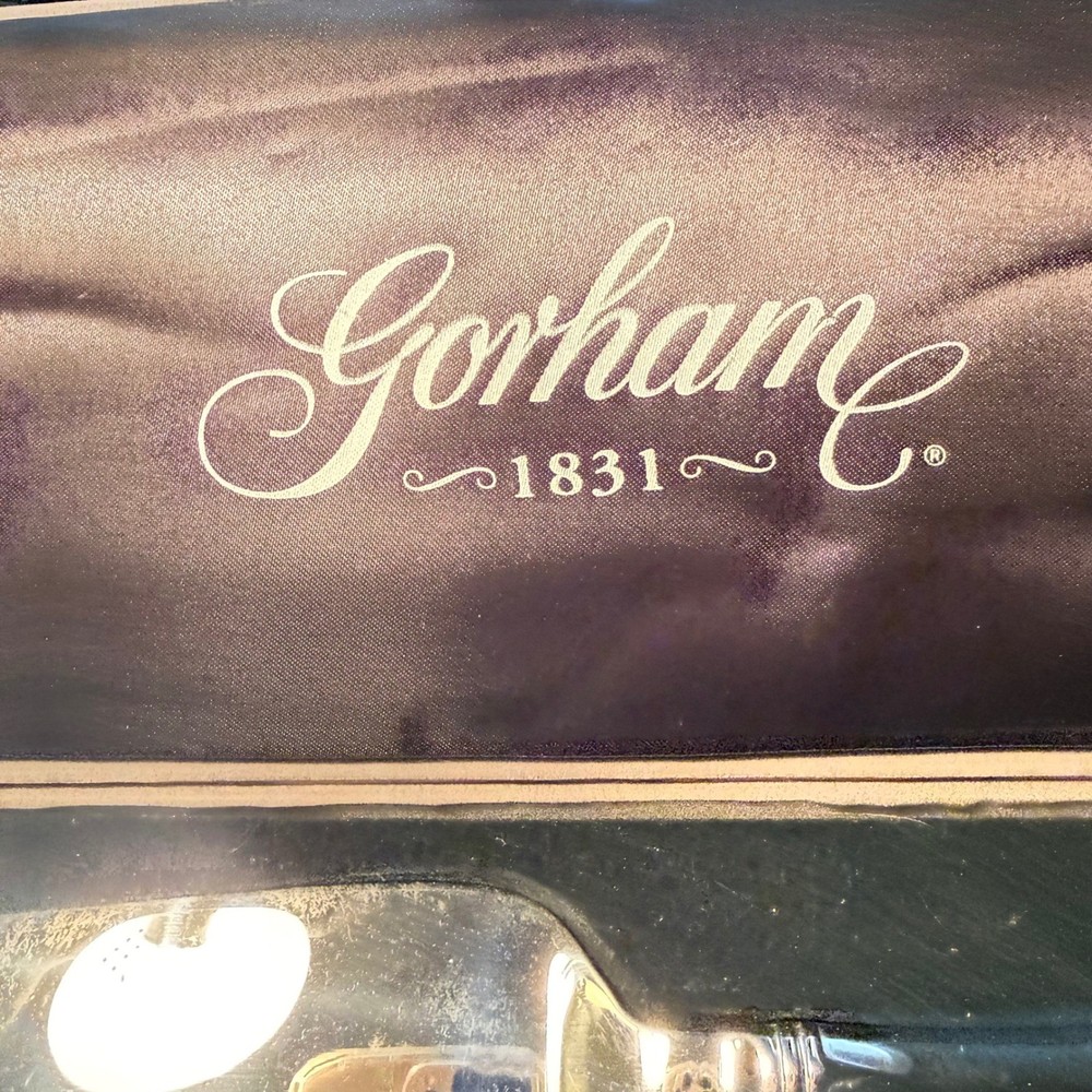 Gorham 1831 Cake Knife Server Dessert Forks Set Silverware with Case